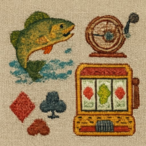 CV444 Big Bass Bonanza Fishing Screen