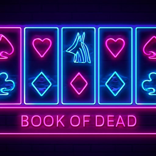 CV444 Book of Dead Glowing Screen
